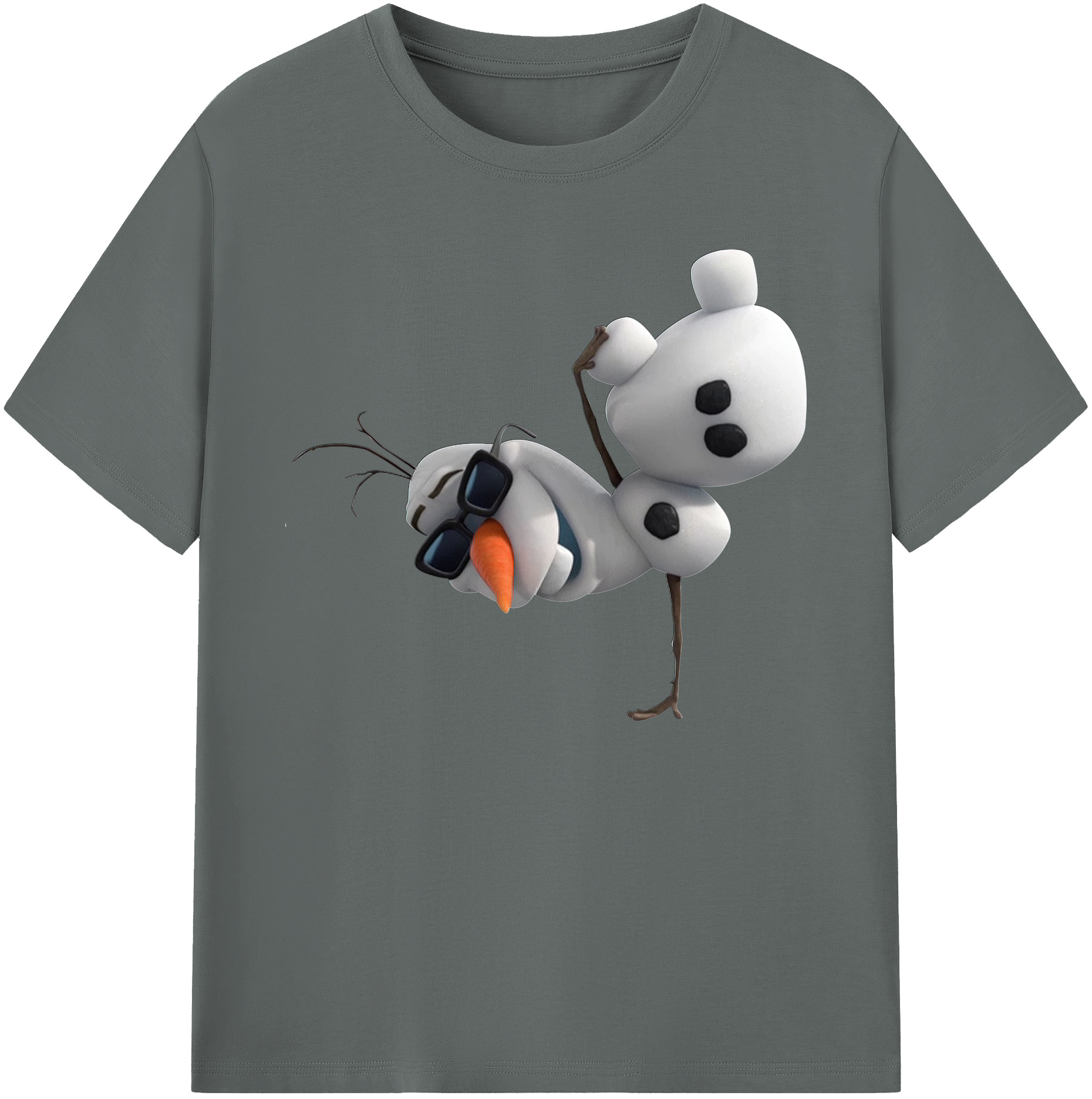 （画像用） アナと雪の女王 アンナ エルサ Frozen Anna Elsa 綿100％ メンズ半袖Tシャツ｜肌触りやわらか＆通気性